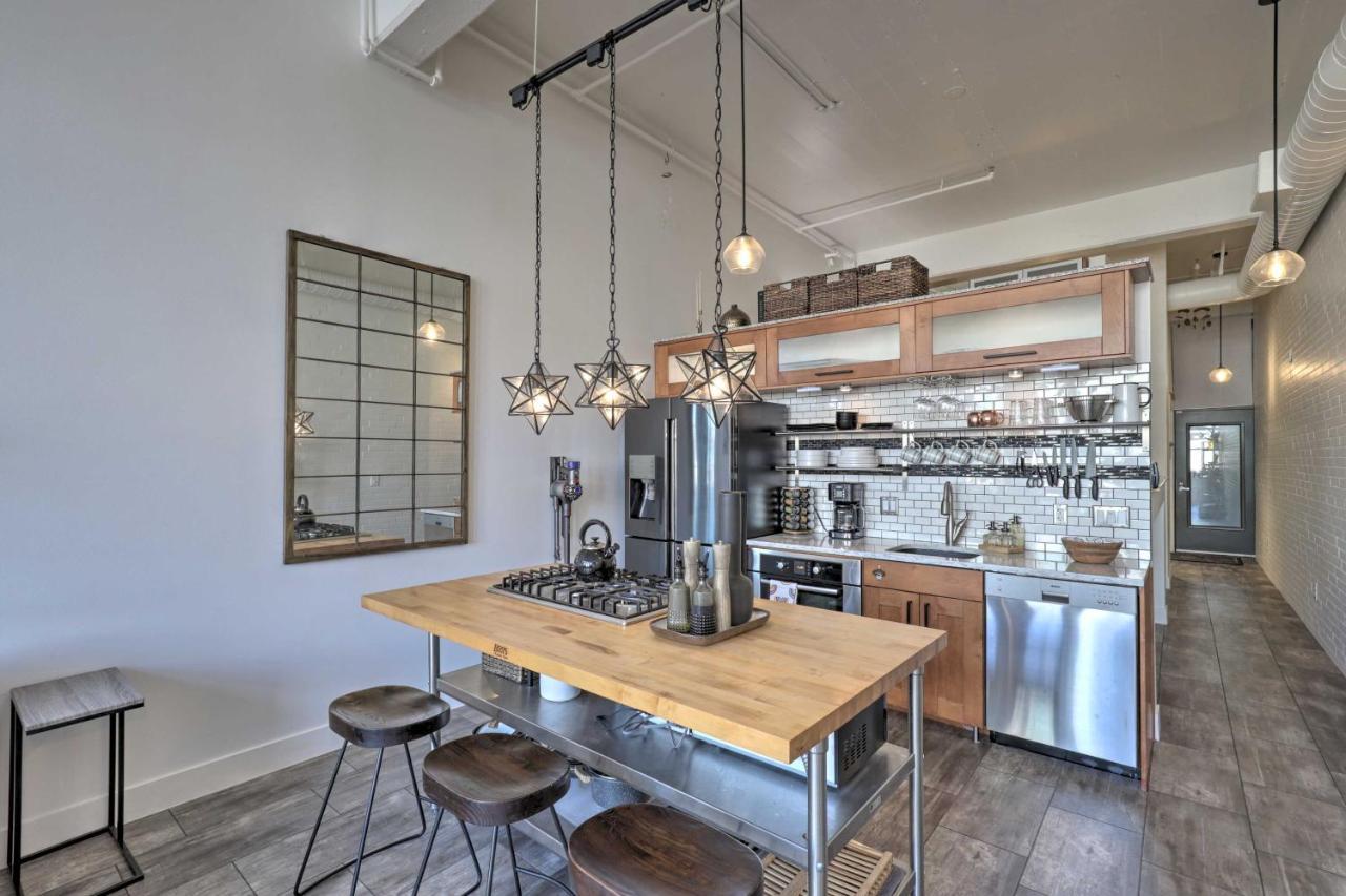 Chic Slc Downtown Studio Loft Walk To Shops Солт-Лейк-Сити Экстерьер фото