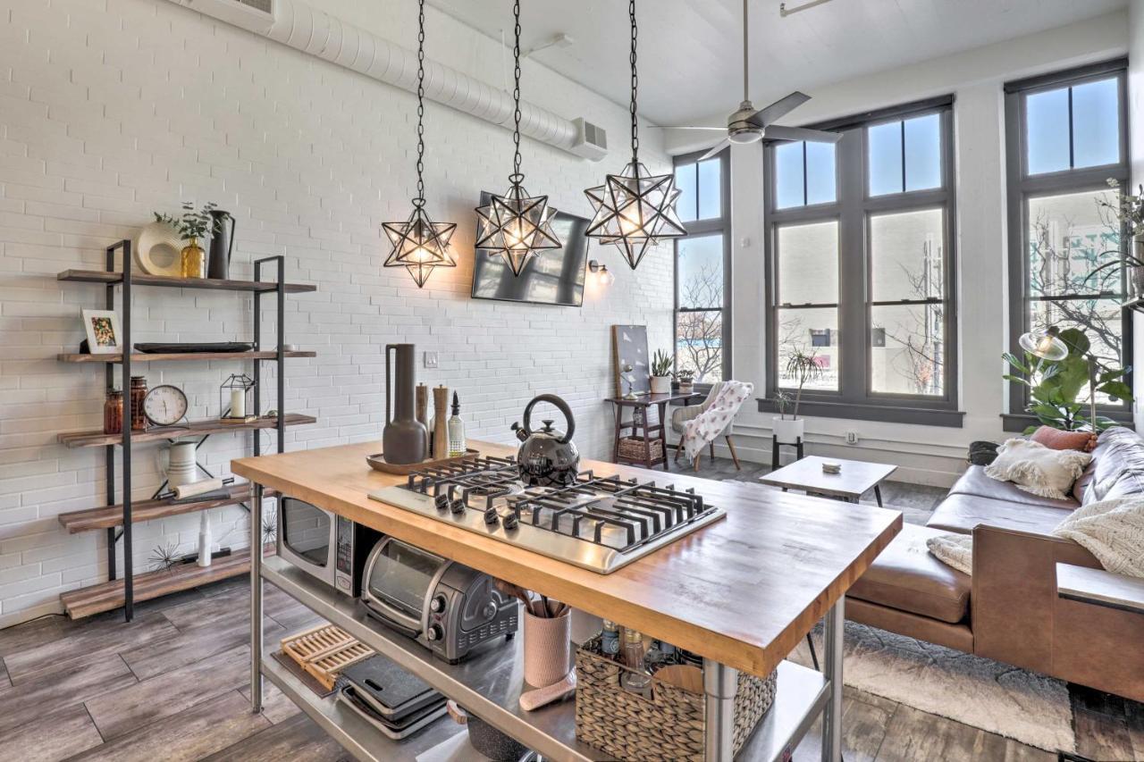 Chic Slc Downtown Studio Loft Walk To Shops Солт-Лейк-Сити Экстерьер фото