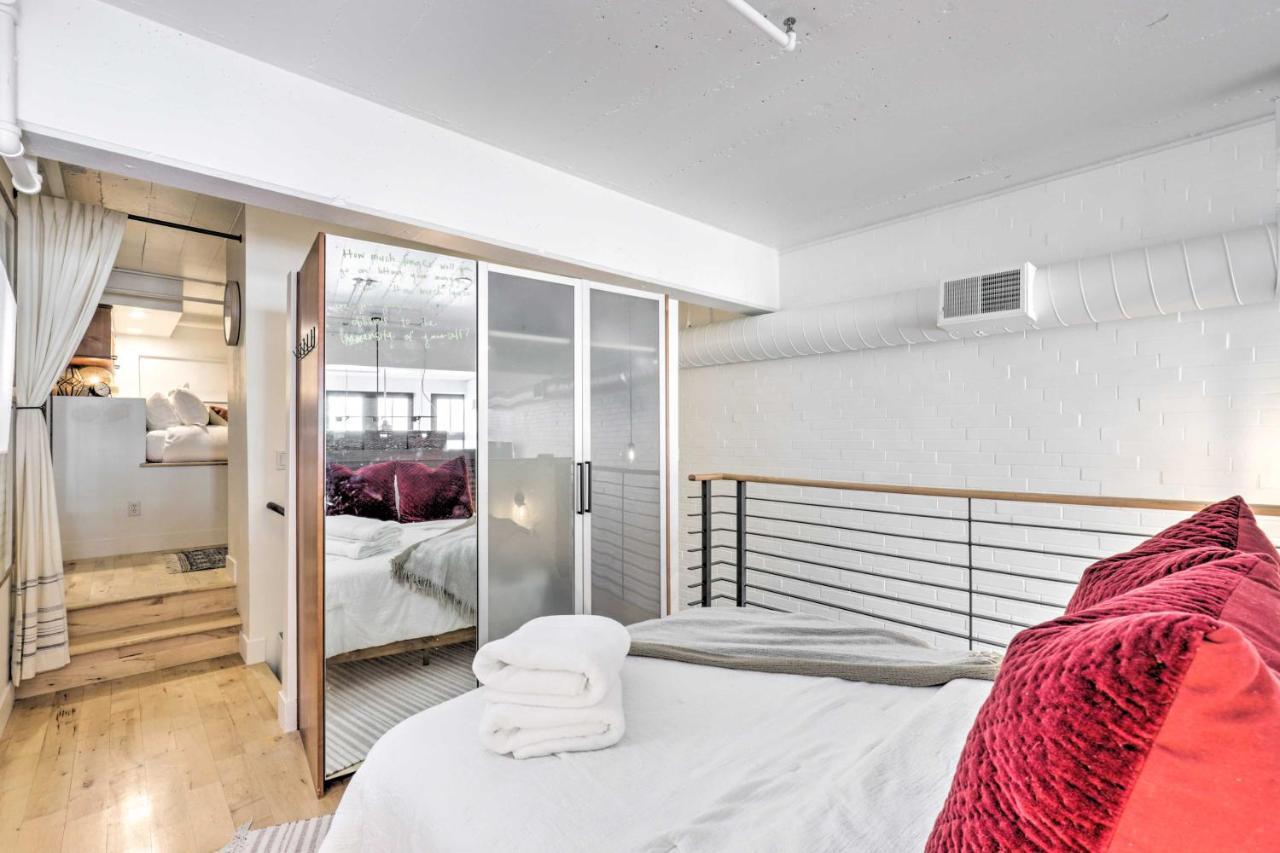 Chic Slc Downtown Studio Loft Walk To Shops Солт-Лейк-Сити Экстерьер фото